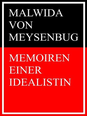 cover image of Memoiren einer Idealistin